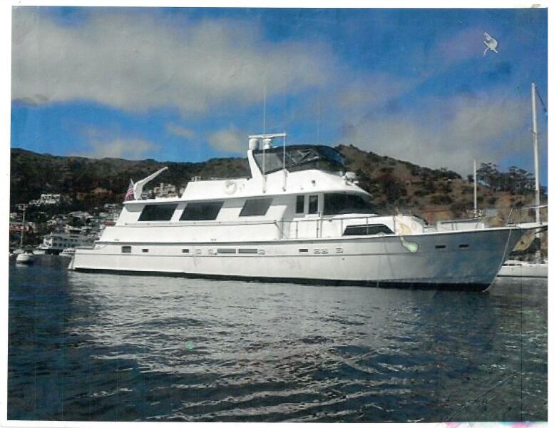 1986 Hatteras 70' Cockpit Motor Yacht 70 ft yacht for sale in Marina Del Rey, California
