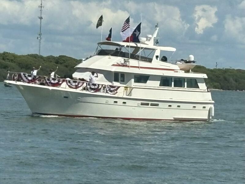 1988 Hatteras Motor Yacht 65 ft yacht for sale in Seabrook, Texas