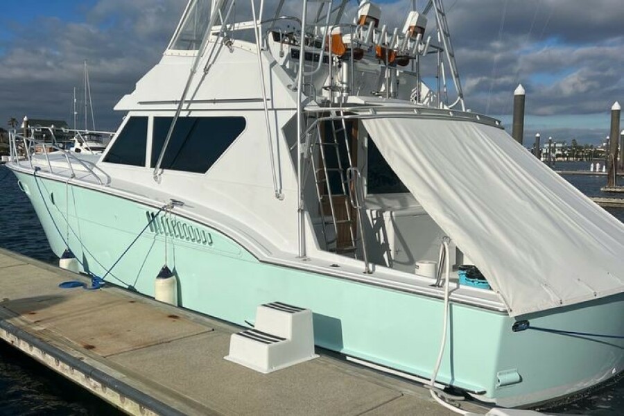 1990 Hatteras 45 Convertible 45 ft yacht for sale in Galveston, Texas