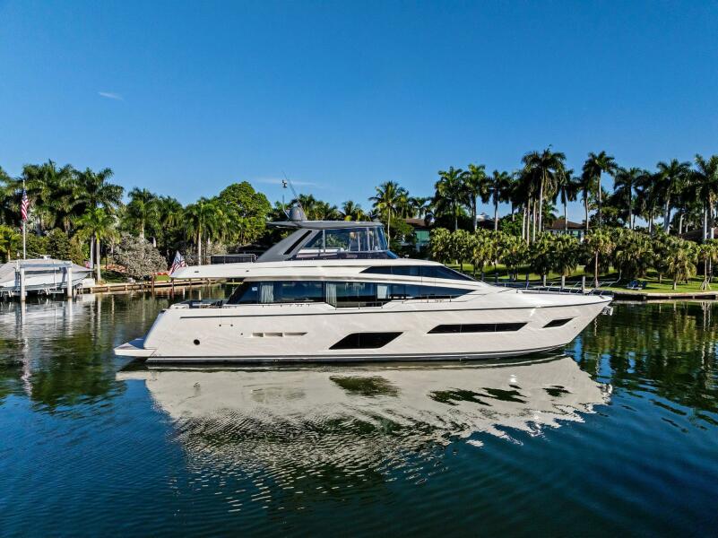 2019 Ferretti Yachts 780 78 ft yacht for sale in Coral Gables, Florida
