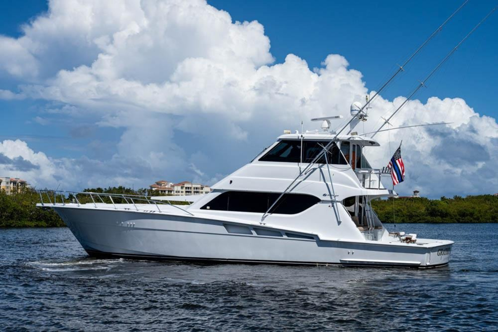 2004 Hatteras Enclosed Bridge 60 ft yacht for sale in West Palm Beach, Florida