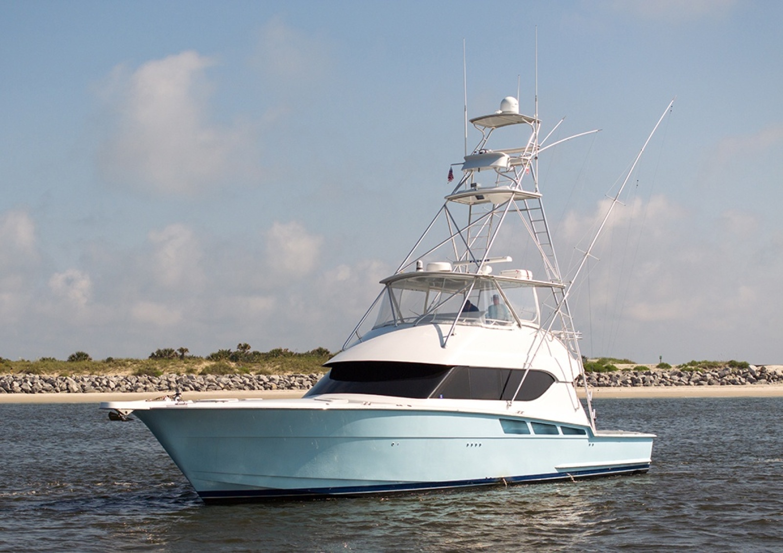2001 Hatteras 55 Convertible — photo 1
