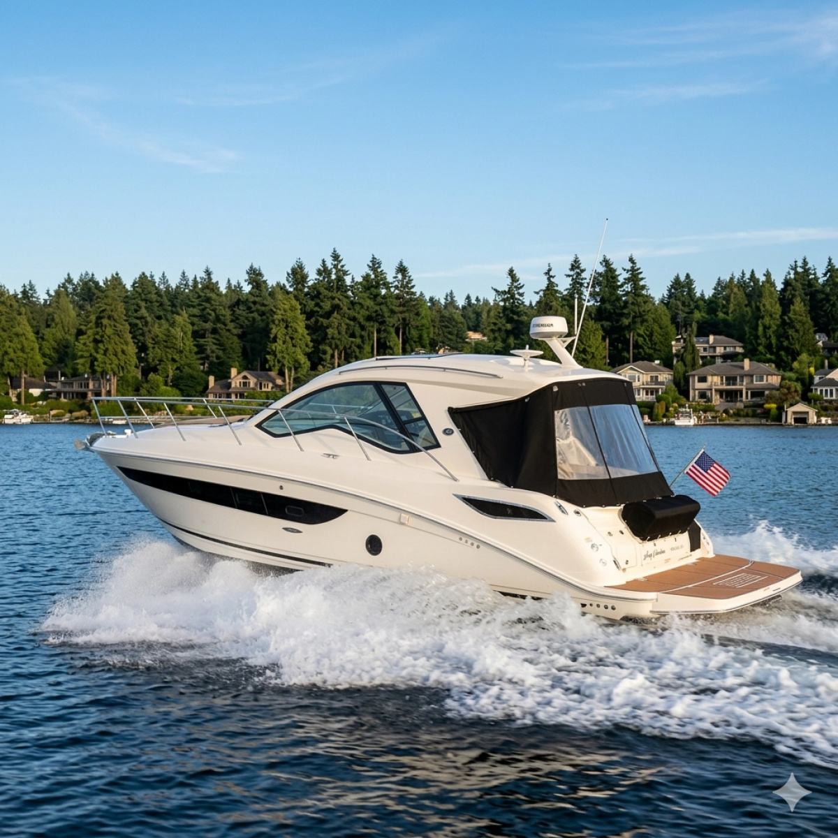 2018 Sea Ray Sundancer 350 Coupe - Rare Shaft Drive 35 ft yacht for sale in Seattle, Washington